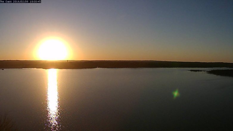 Lake Travis webcam, February 9, 2016 5:05 PM CT