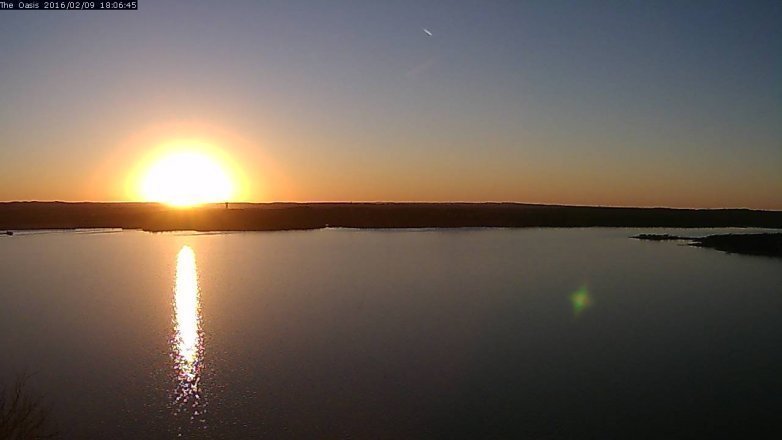 Lake Travis webcam, February 9, 2016 5:10 PM CT