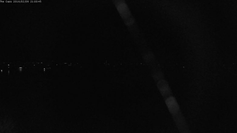 Lake Travis webcam, February 9, 2016 8:05 PM CT