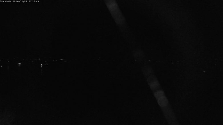 Lake Travis webcam, February 9, 2016 9:30 PM CT