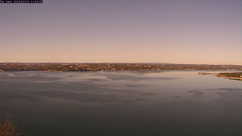 Lake Travis webcam, February 10, 2016 10:15 AM CT