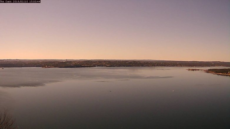 Lake Travis webcam, February 10, 2016 2:10 PM CT