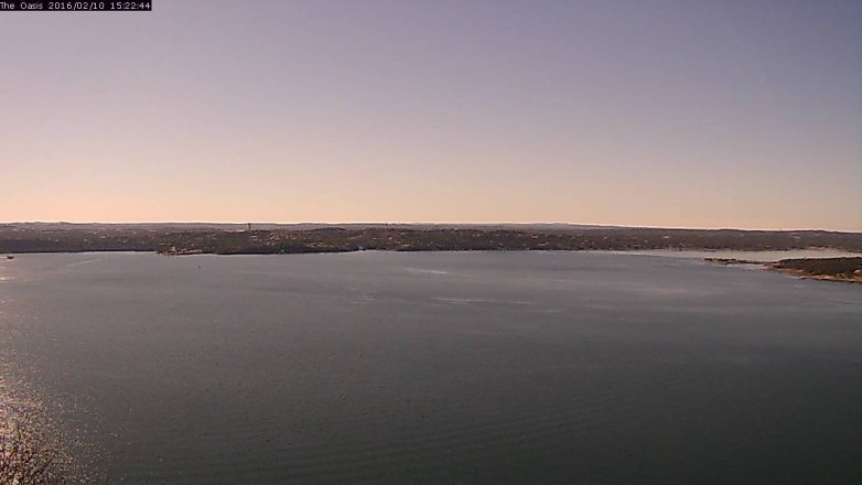 Lake Travis webcam, February 10, 2016 2:30 PM CT