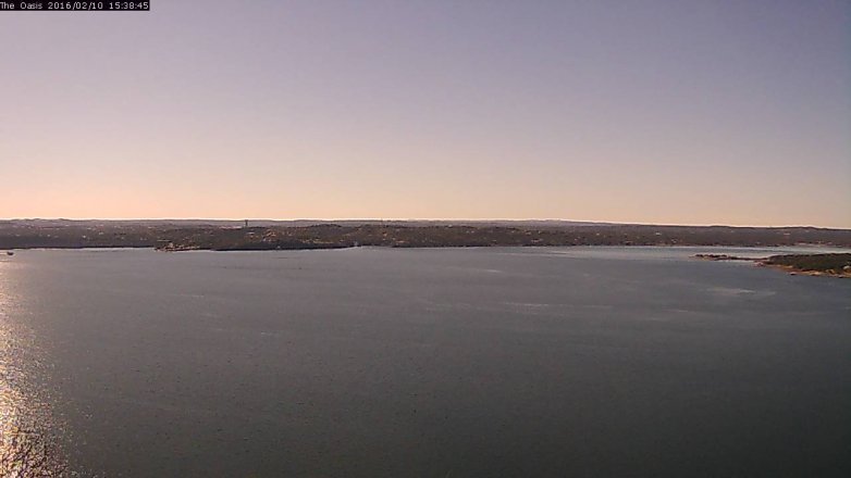 Lake Travis webcam, February 10, 2016 2:45 PM CT