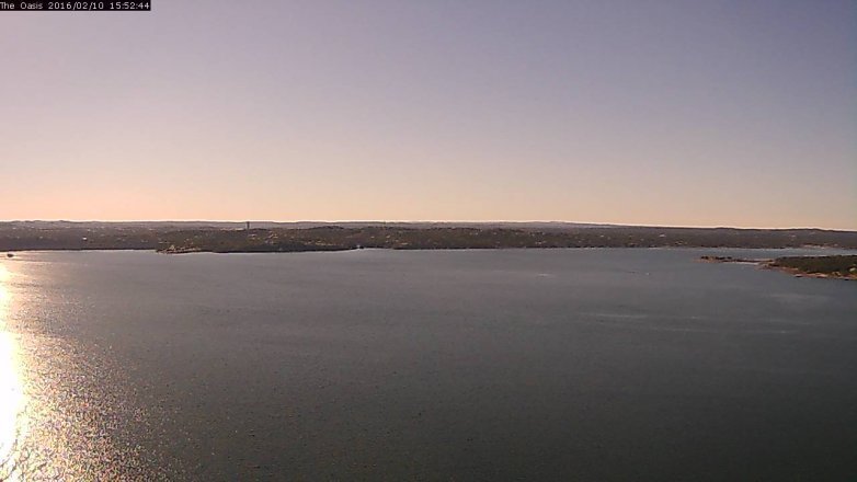 Lake Travis webcam, February 10, 2016 3:00 PM CT