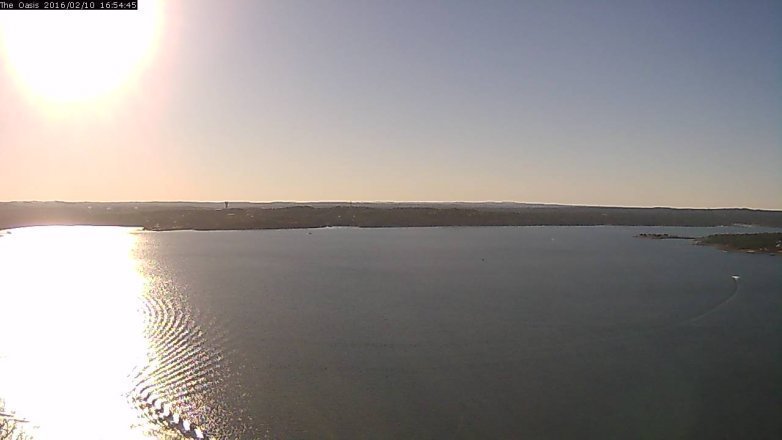 Lake Travis webcam, February 10, 2016 4:00 PM CT