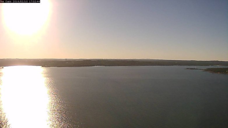Lake Travis webcam, February 10, 2016 4:10 PM CT
