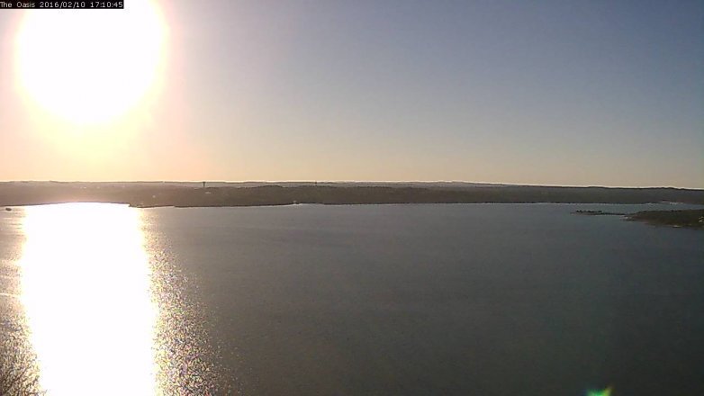 Lake Travis webcam, February 10, 2016 4:15 PM CT