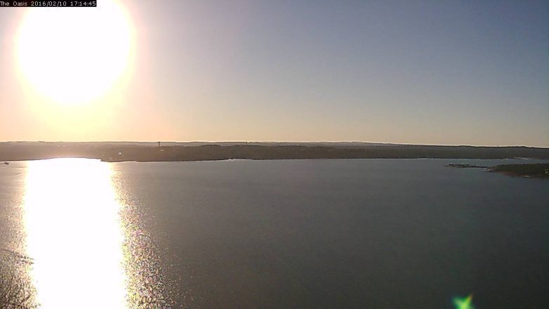 Lake Travis webcam, February 10, 2016 4:20 PM CT