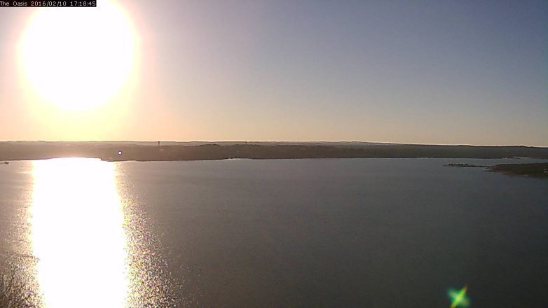 Lake Travis webcam, February 10, 2016 4:25 PM CT