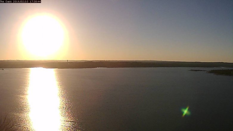 Lake Travis webcam, February 10, 2016 4:45 PM CT