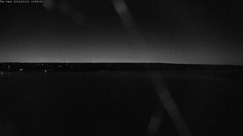 Lake Travis webcam, February 10, 2016 6:05 PM CT