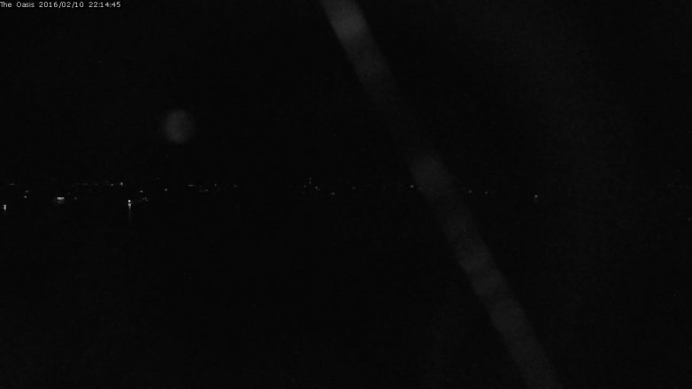 Lake Travis webcam, February 10, 2016 9:20 PM CT