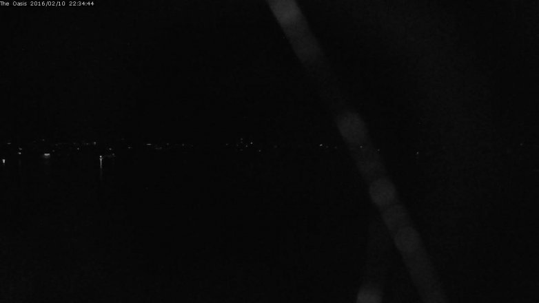 Lake Travis webcam, February 10, 2016 9:40 PM CT
