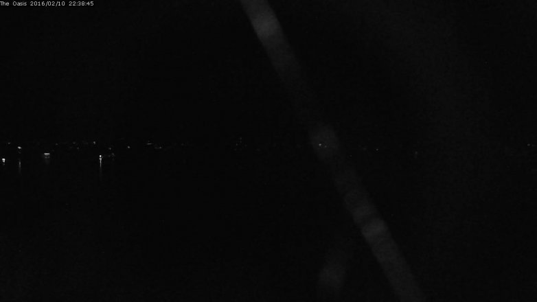Lake Travis webcam, February 10, 2016 9:45 PM CT