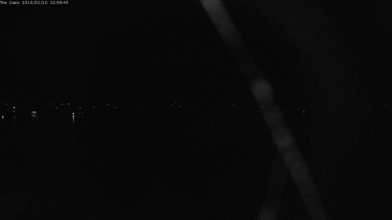 Lake Travis webcam, February 10, 2016 10:05 PM CT