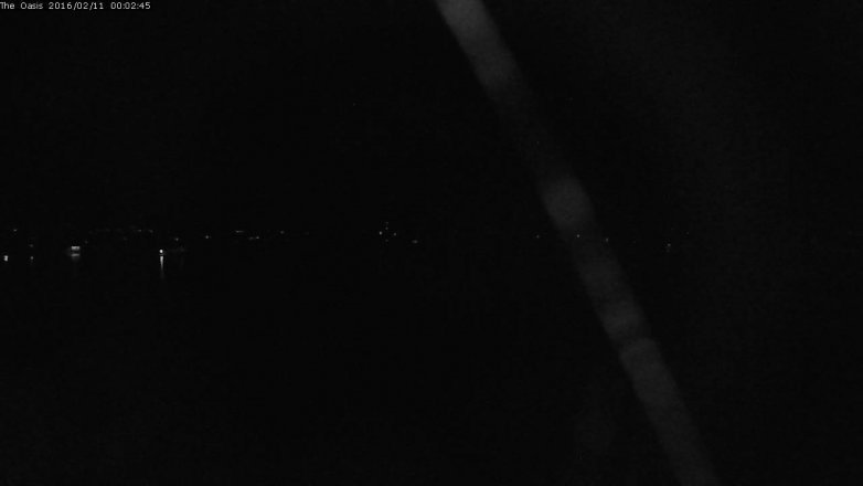 Lake Travis webcam, February 10, 2016 11:10 PM CT