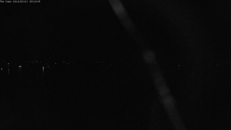 Lake Travis webcam, February 10, 2016 11:15 PM CT