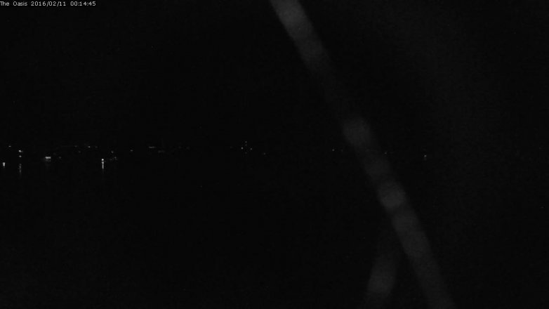 Lake Travis webcam, February 10, 2016 11:20 PM CT