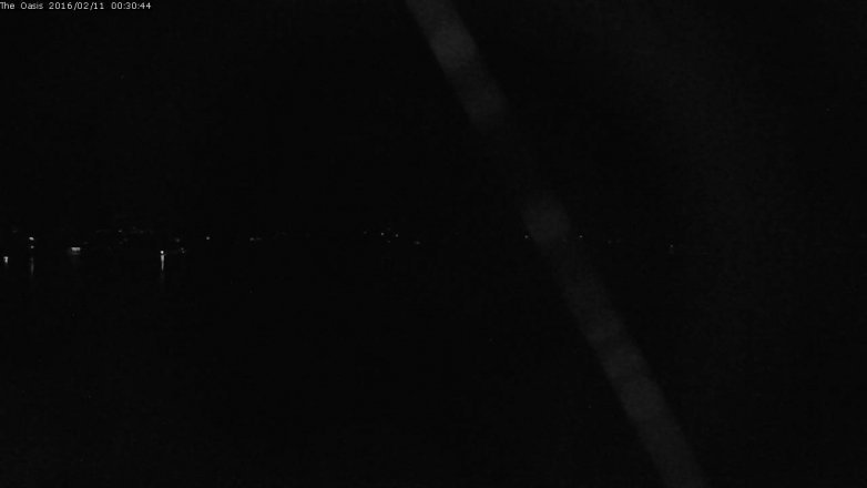 Lake Travis webcam, February 10, 2016 11:35 PM CT