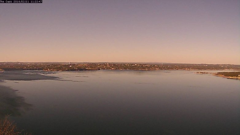 Lake Travis webcam, February 11, 2016 10:30 AM CT