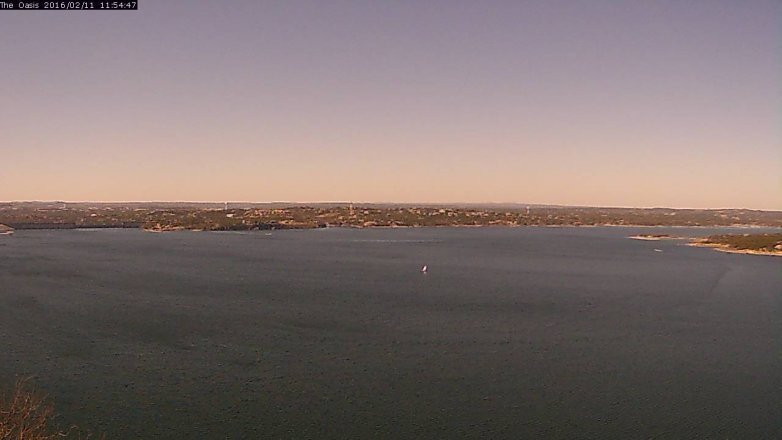 Lake Travis webcam, February 11, 2016 11:00 AM CT