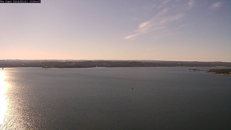 Lake Travis webcam, February 11, 2016 3:00 PM CT