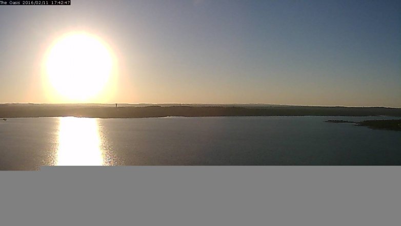Lake Travis webcam, February 11, 2016 4:50 PM CT