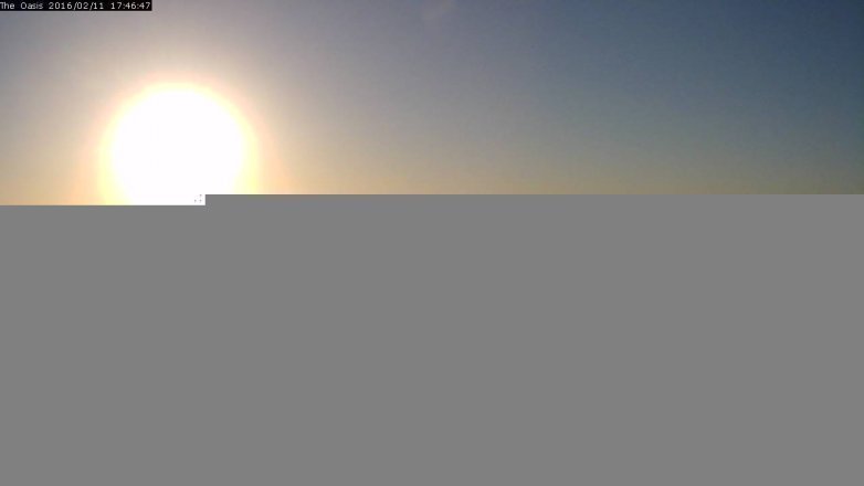 Lake Travis webcam, February 11, 2016 4:55 PM CT