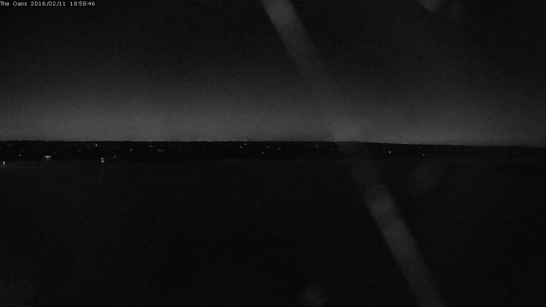 Lake Travis webcam, February 11, 2016 6:05 PM CT