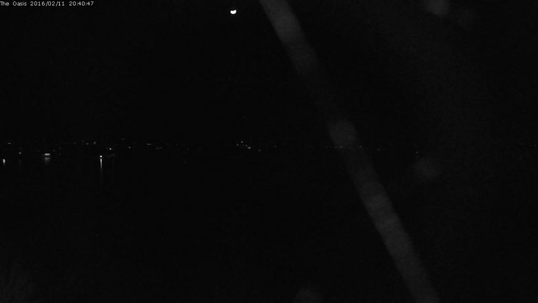 Lake Travis webcam, February 11, 2016 7:45 PM CT