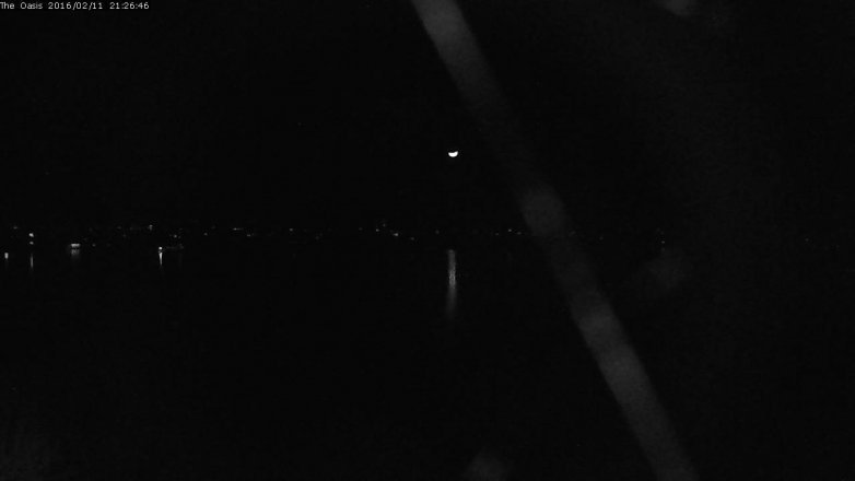 Lake Travis webcam, February 11, 2016 8:35 PM CT