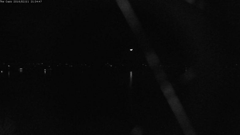 Lake Travis webcam, February 11, 2016 8:40 PM CT