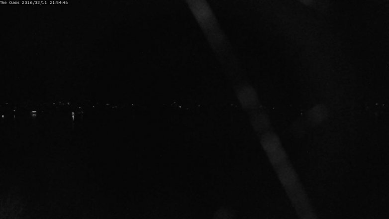 Lake Travis webcam, February 11, 2016 9:00 PM CT