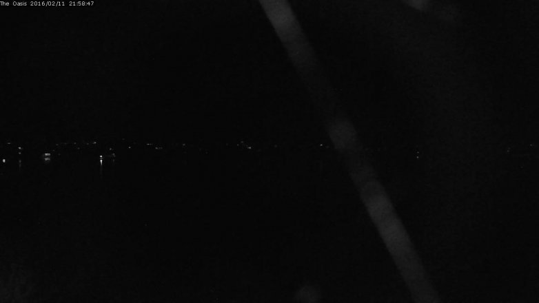 Lake Travis webcam, February 11, 2016 9:05 PM CT