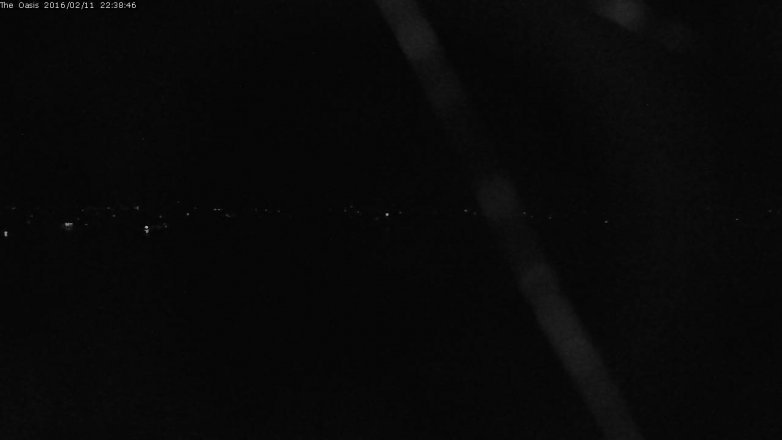 Lake Travis webcam, February 11, 2016 9:45 PM CT