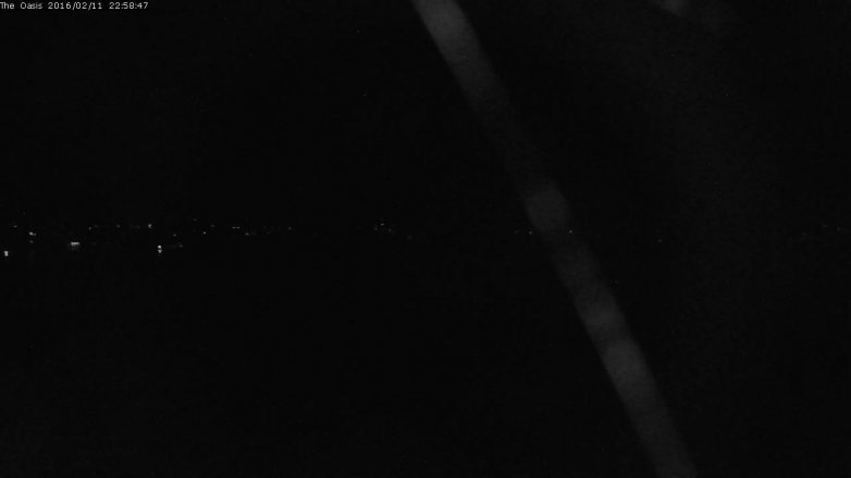 Lake Travis webcam, February 11, 2016 10:05 PM CT