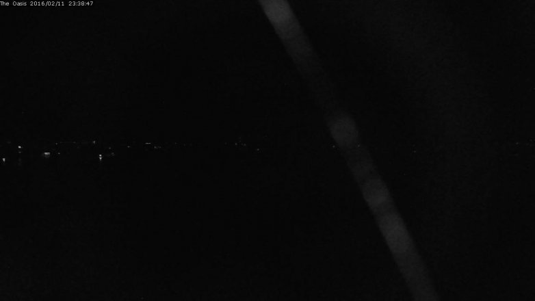Lake Travis webcam, February 11, 2016 10:45 PM CT
