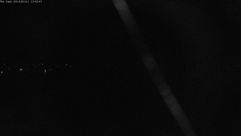 Lake Travis webcam, February 11, 2016 10:50 PM CT