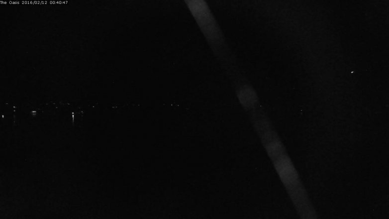 Lake Travis webcam, February 11, 2016 11:45 PM CT