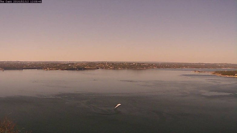 Lake Travis webcam, February 12, 2016 11:15 AM CT