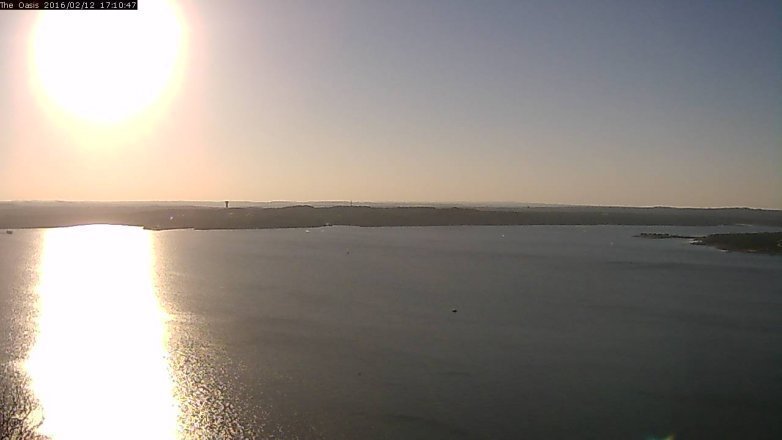 Lake Travis webcam, February 12, 2016 4:15 PM CT