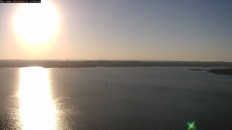 Lake Travis webcam, February 12, 2016 4:25 PM CT