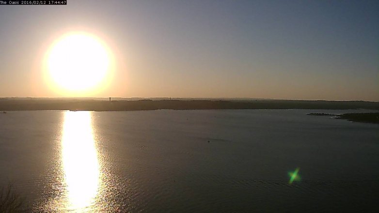 Lake Travis webcam, February 12, 2016 4:50 PM CT