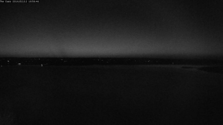 Lake Travis webcam, February 12, 2016 6:00 PM CT