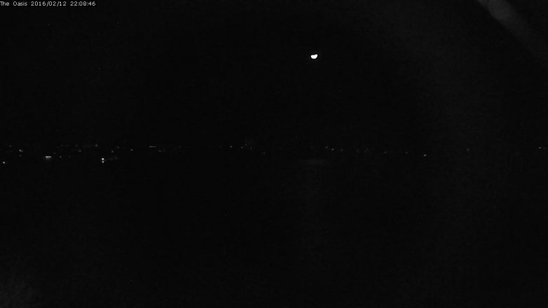 Lake Travis webcam, February 12, 2016 9:15 PM CT