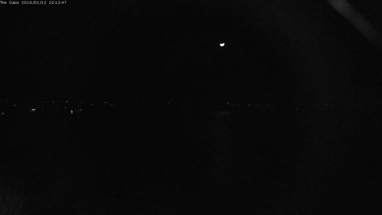 Lake Travis webcam, February 12, 2016 9:20 PM CT