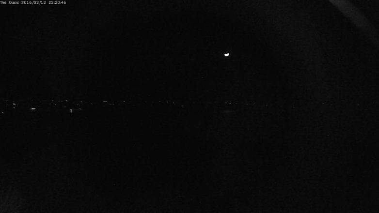 Lake Travis webcam, February 12, 2016 9:25 PM CT
