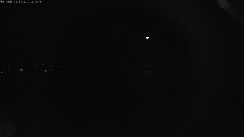 Lake Travis webcam, February 12, 2016 9:30 PM CT