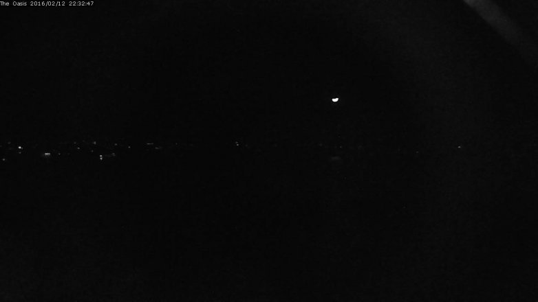 Lake Travis webcam, February 12, 2016 9:40 PM CT
